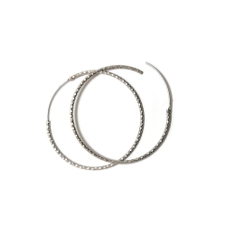 Kolczyki koła diamentowane