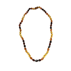 Naszyjnik z naturalnych  bursztynów