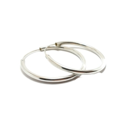 Srebrne kolczyki koła