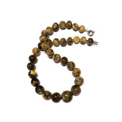 Korale bursztynowe - kulki