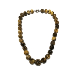 Korale bursztynowe - kulki