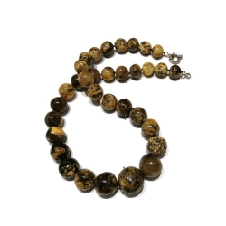 Korale bursztynowe - kulki