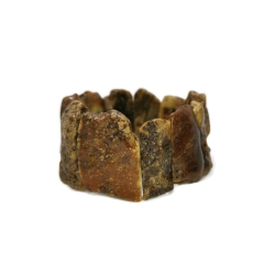 Bransoletka z naturalnego bursztynu na gumce