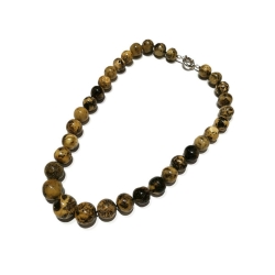 Korale bursztynowe - kulki