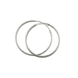 Kolczyki koła diamentowane