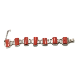 Bransoleta z naturalnym koralem