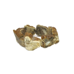 Bransoletka z naturalnego bursztynu na gumce