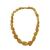 Naszyjnik z żółtymi bryłkami bursztynu